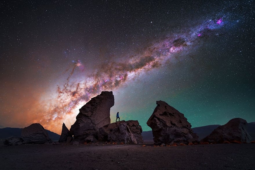 Night sky above the Atacama Desert