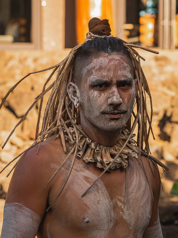 Traditional dress and ancestral practice during Tapati Rapa Nui