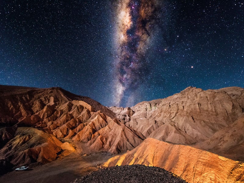 Guided telescope stargazing under the Milky Way at Nayara Alto Atacama