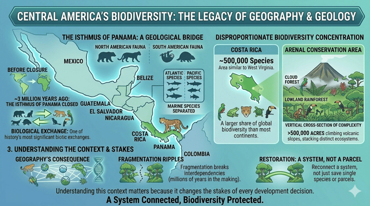 The biodiversity of Central America's rainforests and coasts around Nayara Resorts