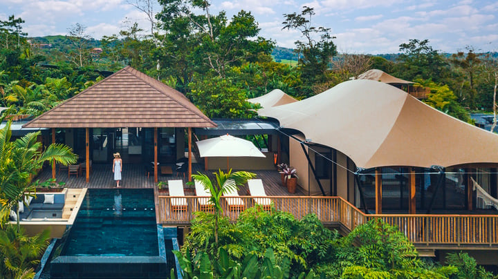 Nayara Tented Camp, holder of Condé Nast Traveler's Triple Crown