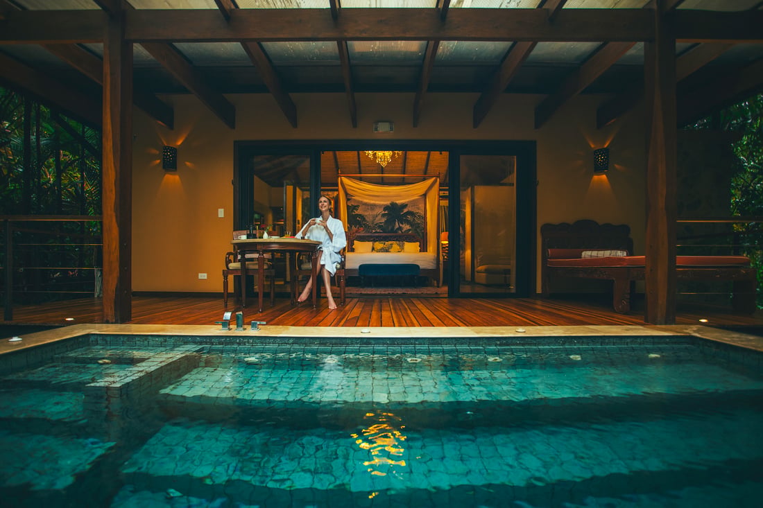 A private plunge-pool villa at Nayara Springs