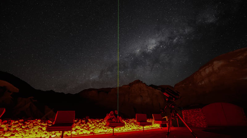 Time-lapse of the southern sky above the Atacama Desert