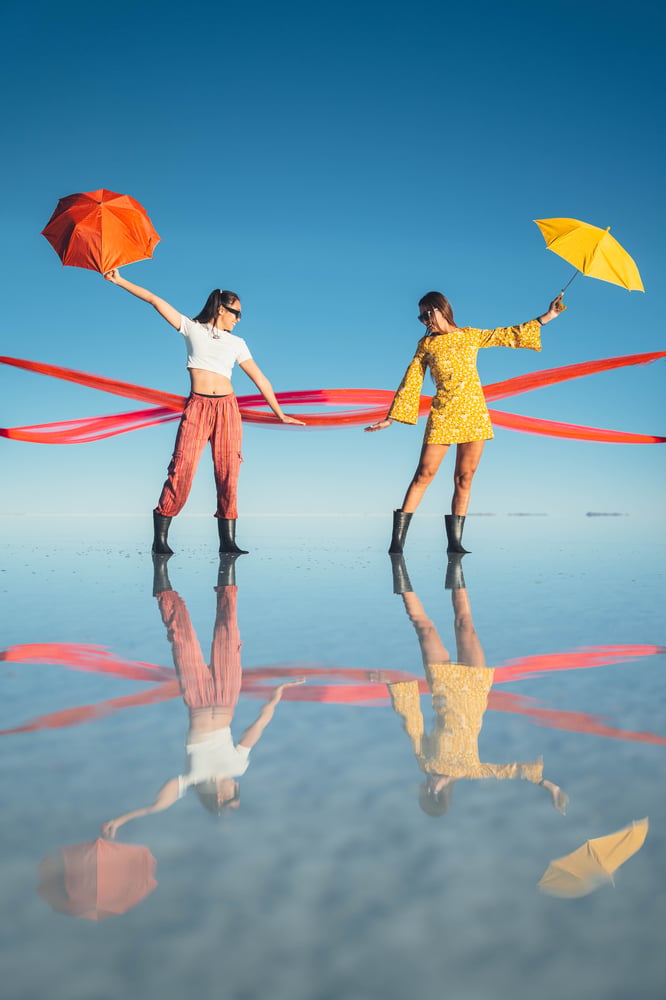 Salt-flat landscape during Nayara's Uyuni Adventure