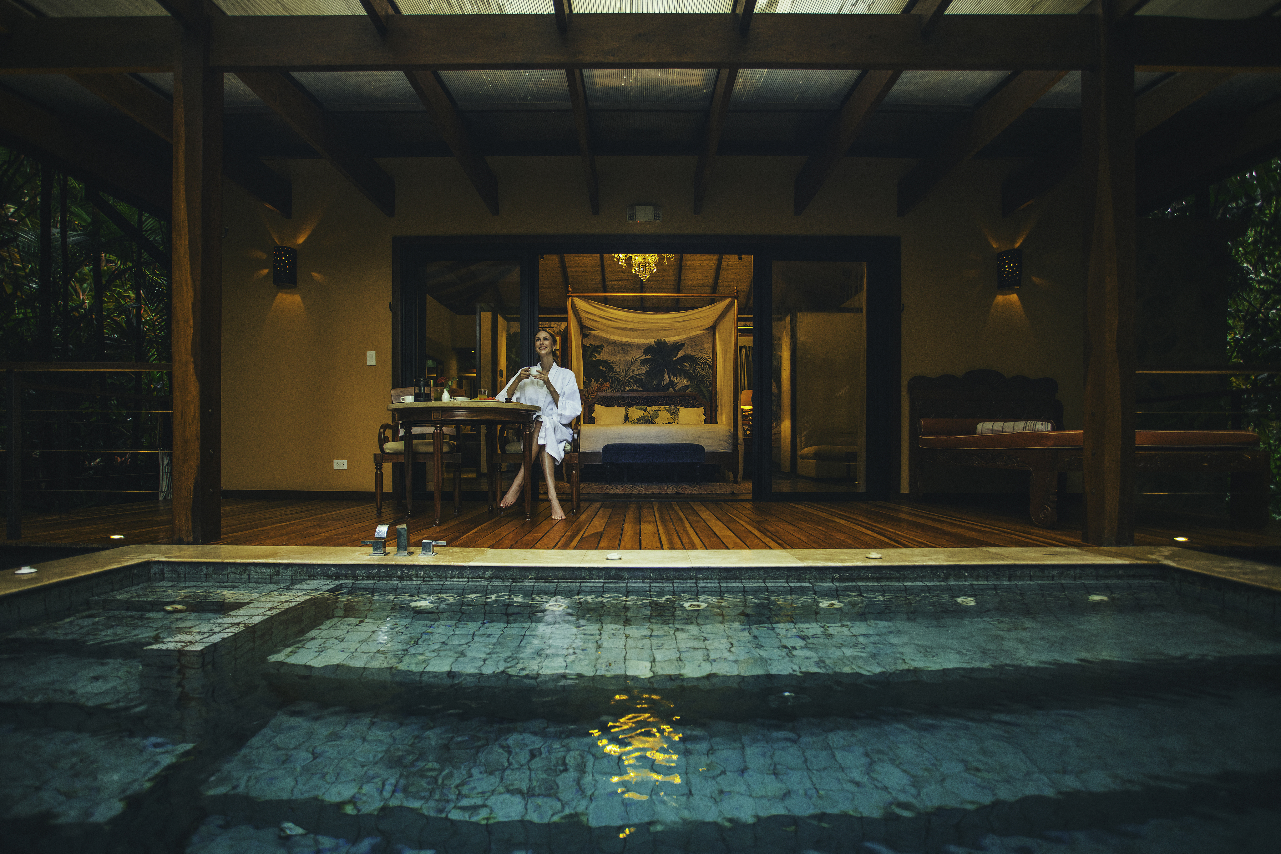 Private villa and plunge pool at Nayara Springs